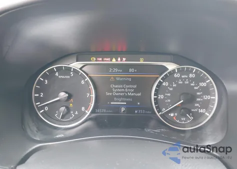 2020 Nissan Altima Sr Intelligent Awd from USA, damaged, VIN 1N4BL4CW1LC141854